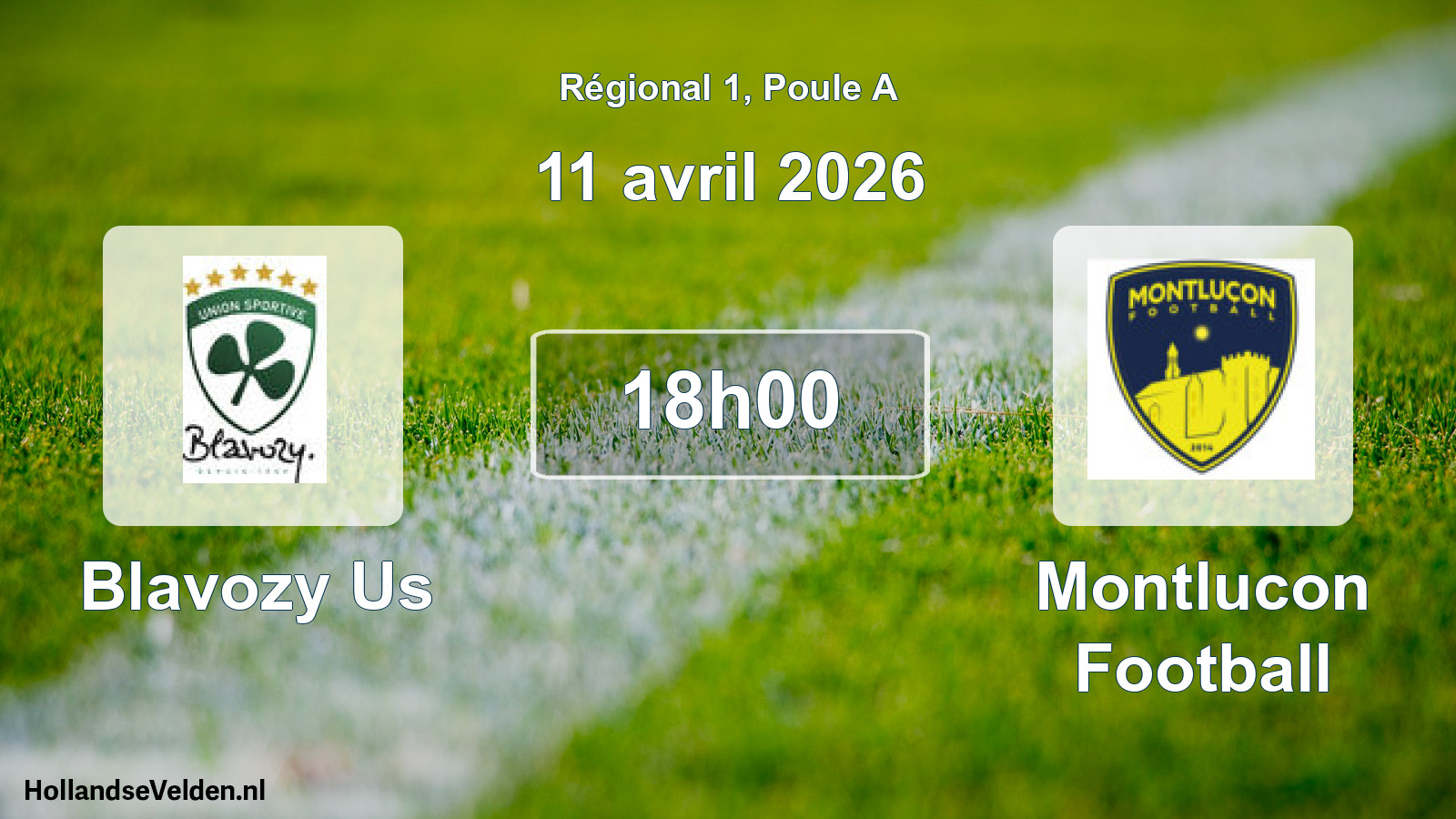 Scheduled Match: Blavozy Us - Montlucon Football (11 April 2026)
