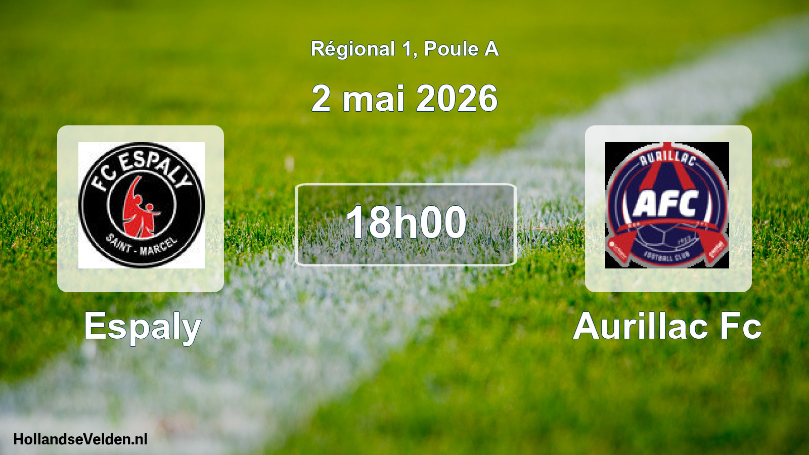 Geplande wedstrijd: Espaly - Aurillac Fc (2 mai 2026)