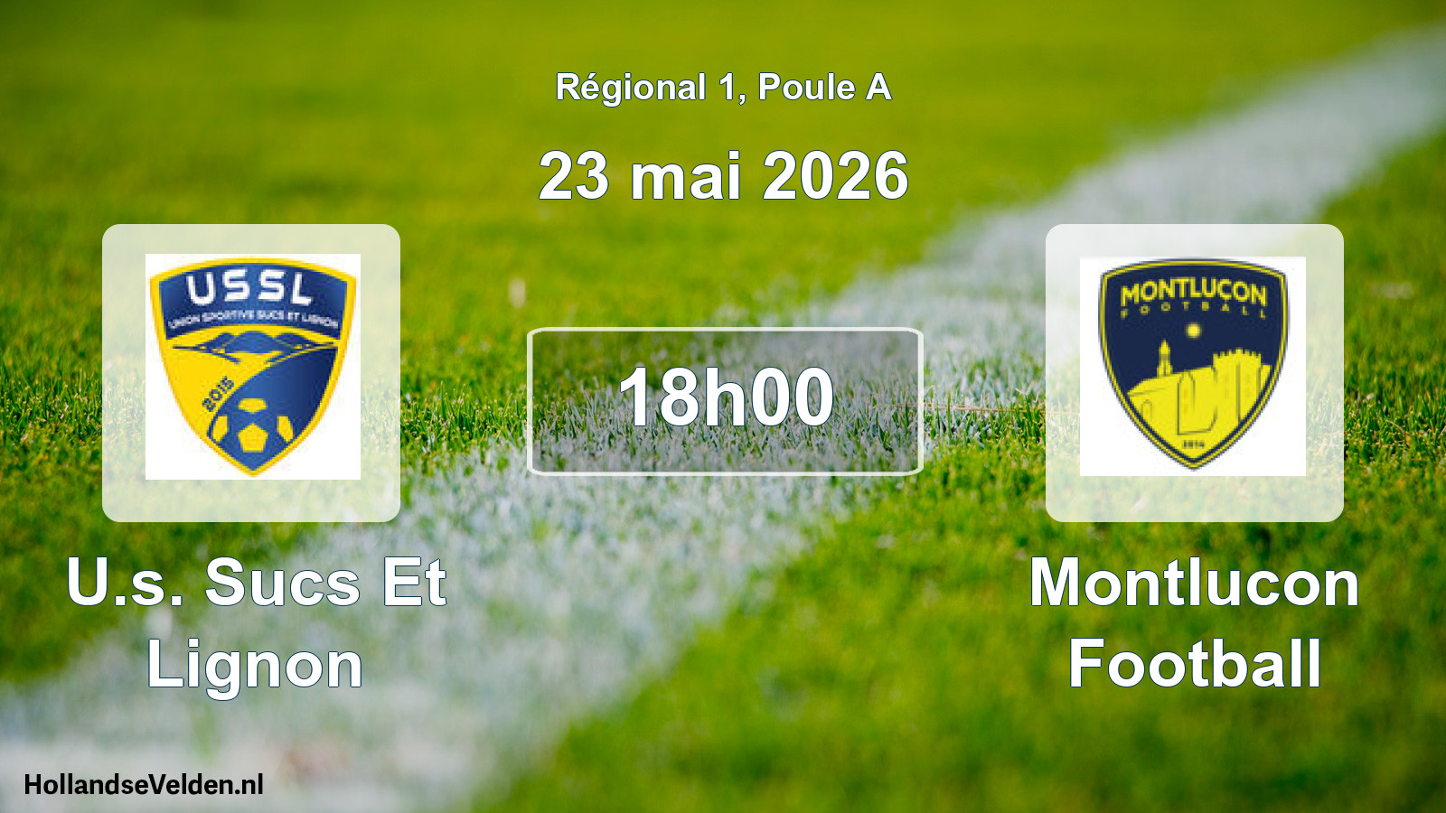 Geplande wedstrijd: U.s. Sucs Et Lignon - Montlucon Football (23 mei 2026)