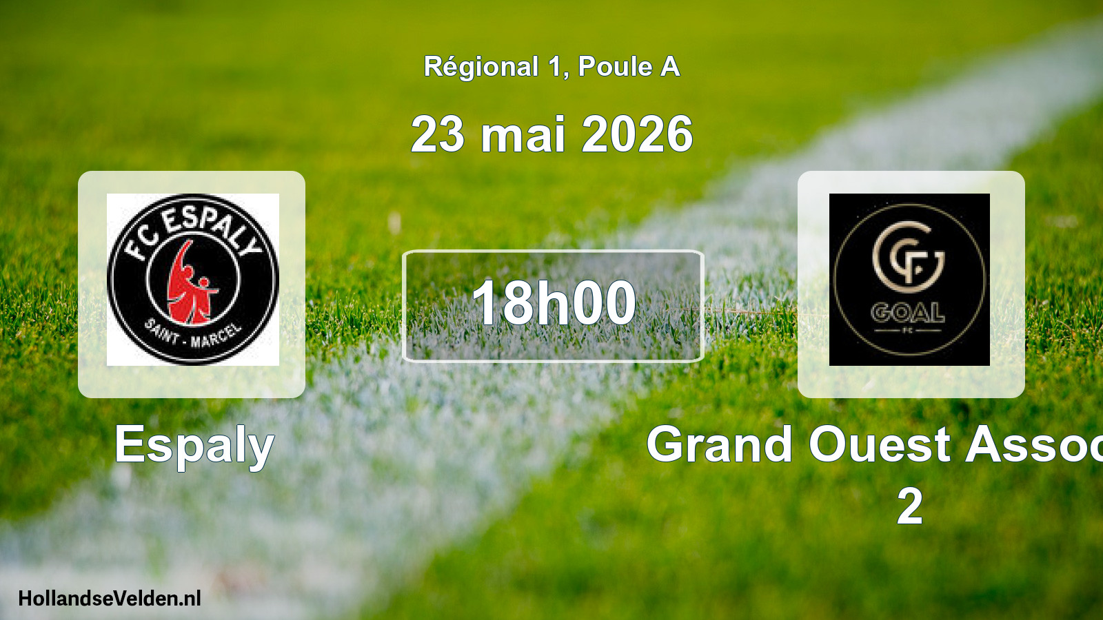 Geplande wedstrijd: Espaly - Grand Ouest Associat 2 (23 mai 2026)