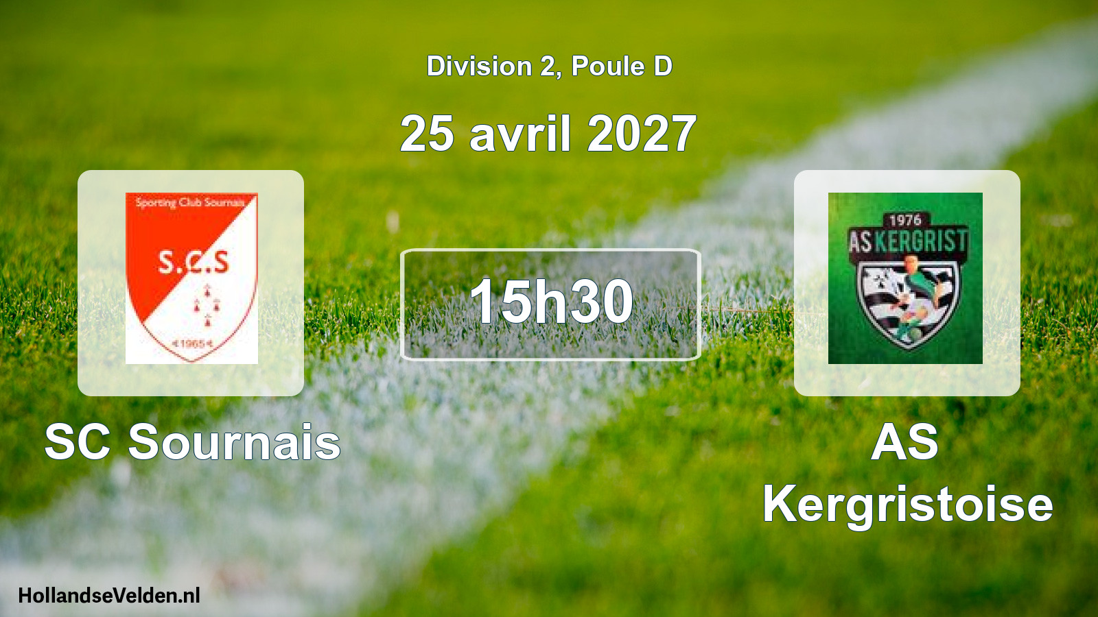 Scheduled Match: SC Sournais - AS Kergristoise (25 April 2027)