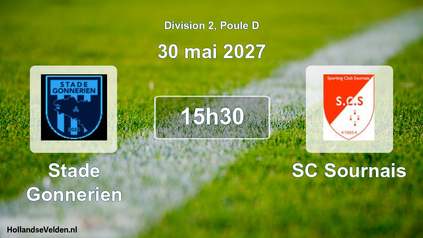 Match programmé: Stade Gonnerien - SC Sournais (30 mai 2027)