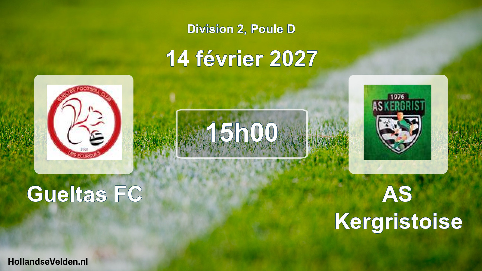 Scheduled Match: Gueltas FC - AS Kergristoise (14 February 2027)