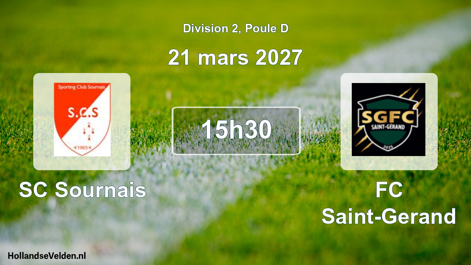 Scheduled Match: SC Sournais - FC Saint-Gerand (21 March 2027)