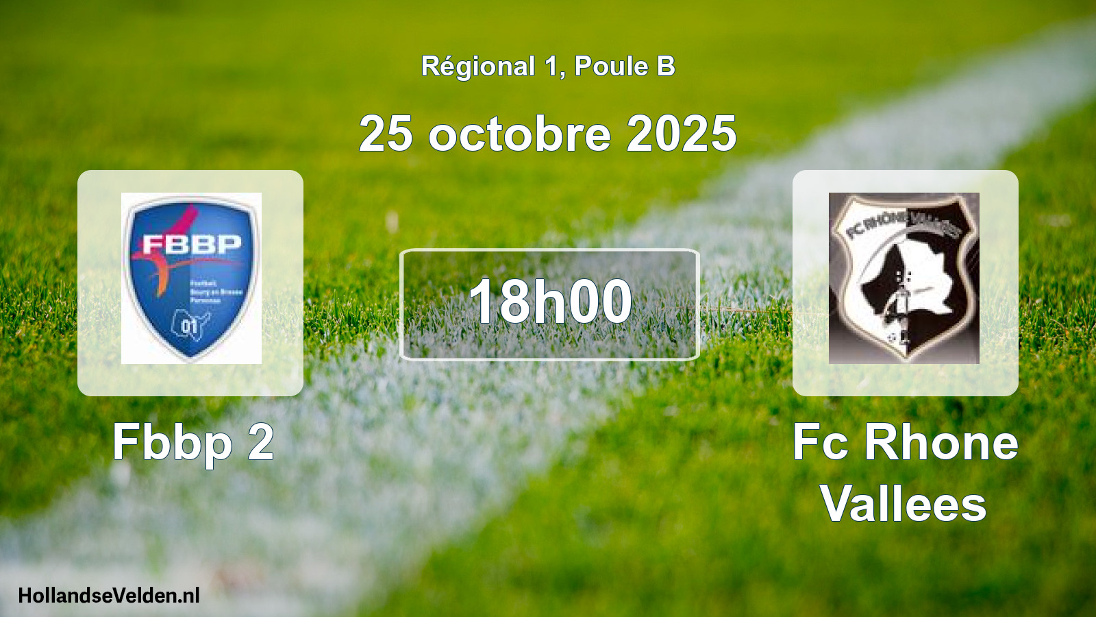 Scheduled Match: Fbbp 2 - Fc Rhone Vallees (25 October 2025)