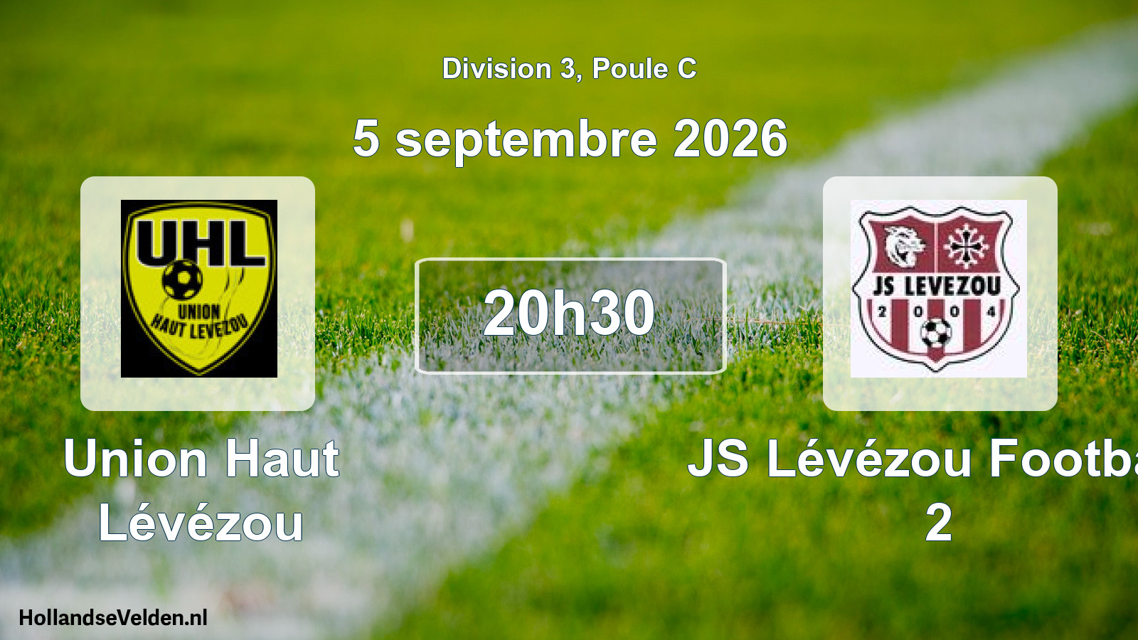 Scheduled Match: Union Haut Lévézou - JS Lévézou Football 2 (5 September 2026)