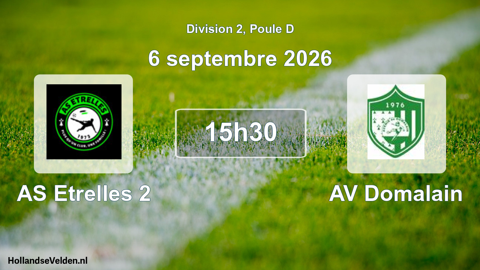 Scheduled Match: AS Etrelles 2 - AV Domalain (6 September 2026)