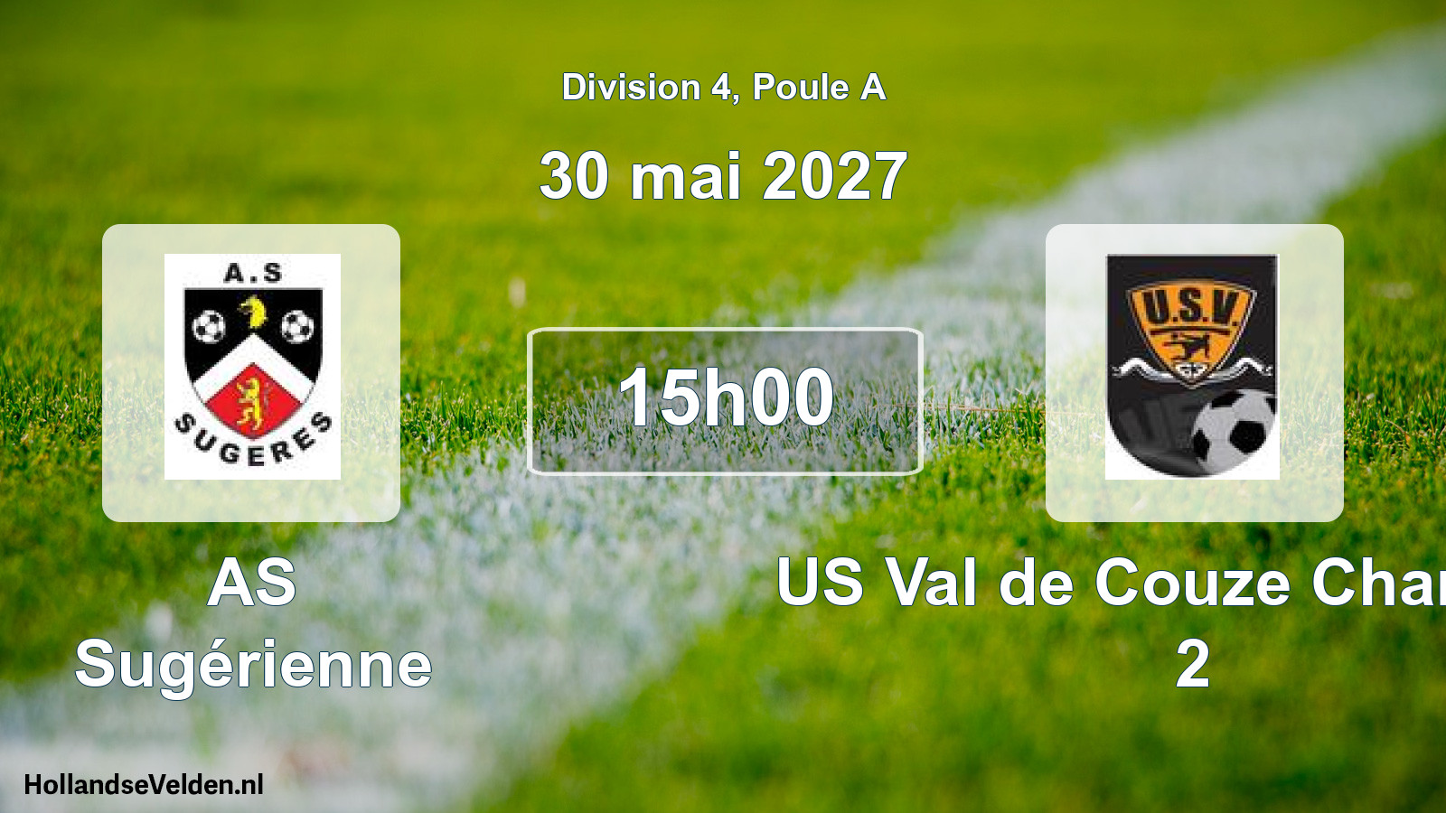 Match programmé: AS Sugérienne - US Val de Couze Chambon 2 (30 mai 2027)