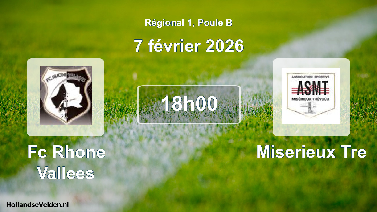 Scheduled Match: Fc Rhone Vallees - Miserieux Tre (7 February 2026)