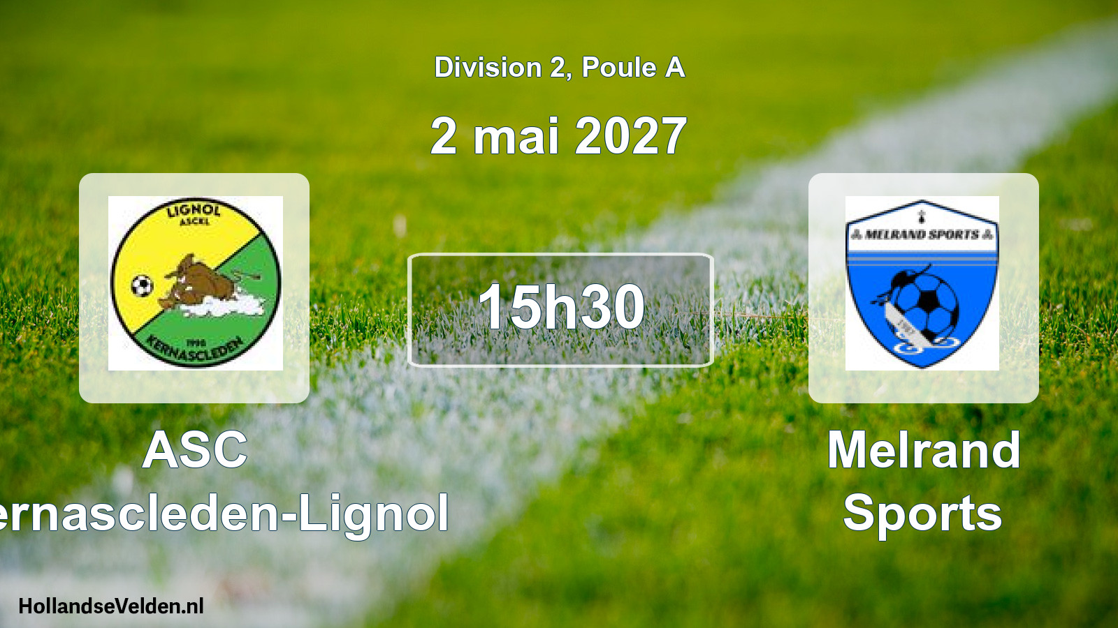 Match programmé: ASC Kernascleden-Lignol - Melrand Sports (2 mai 2027)