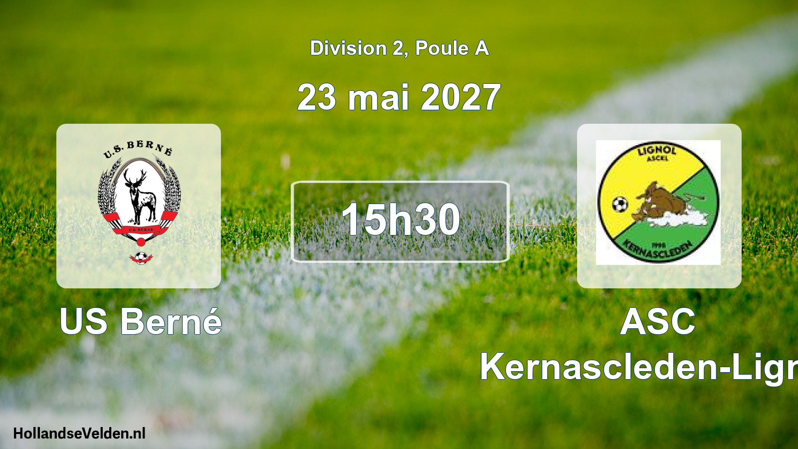 Match programmé: US Berné - ASC Kernascleden-Lignol (23 mai 2027)