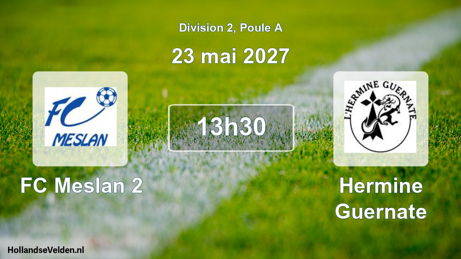 Match programmé: FC Meslan 2 - Hermine Guernate (23 mai 2027)
