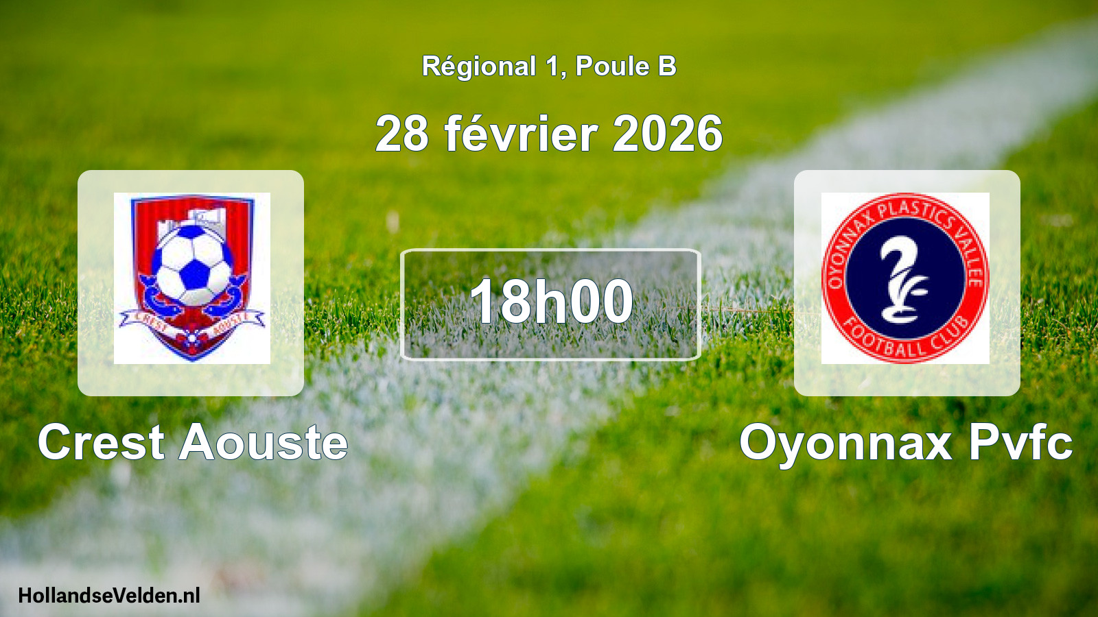 Scheduled Match: Crest Aouste - Oyonnax Pvfc (28 February 2026)