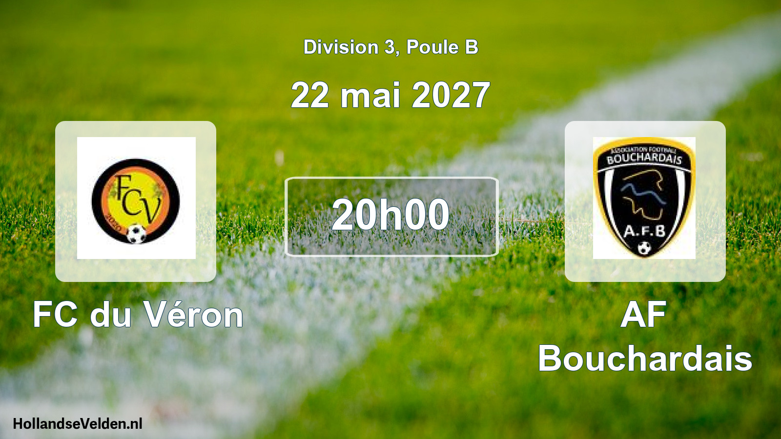Match programmé: FC du Véron - AF Bouchardais (22 mai 2027)