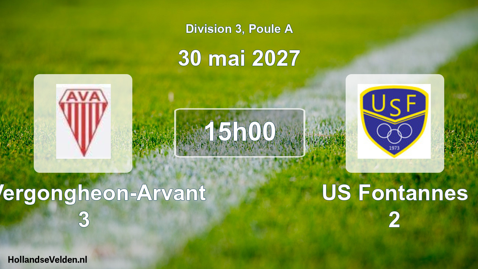 Scheduled Match: A. Vergongheon-Arvant 3 - US Fontannes 2 (30 May 2027)