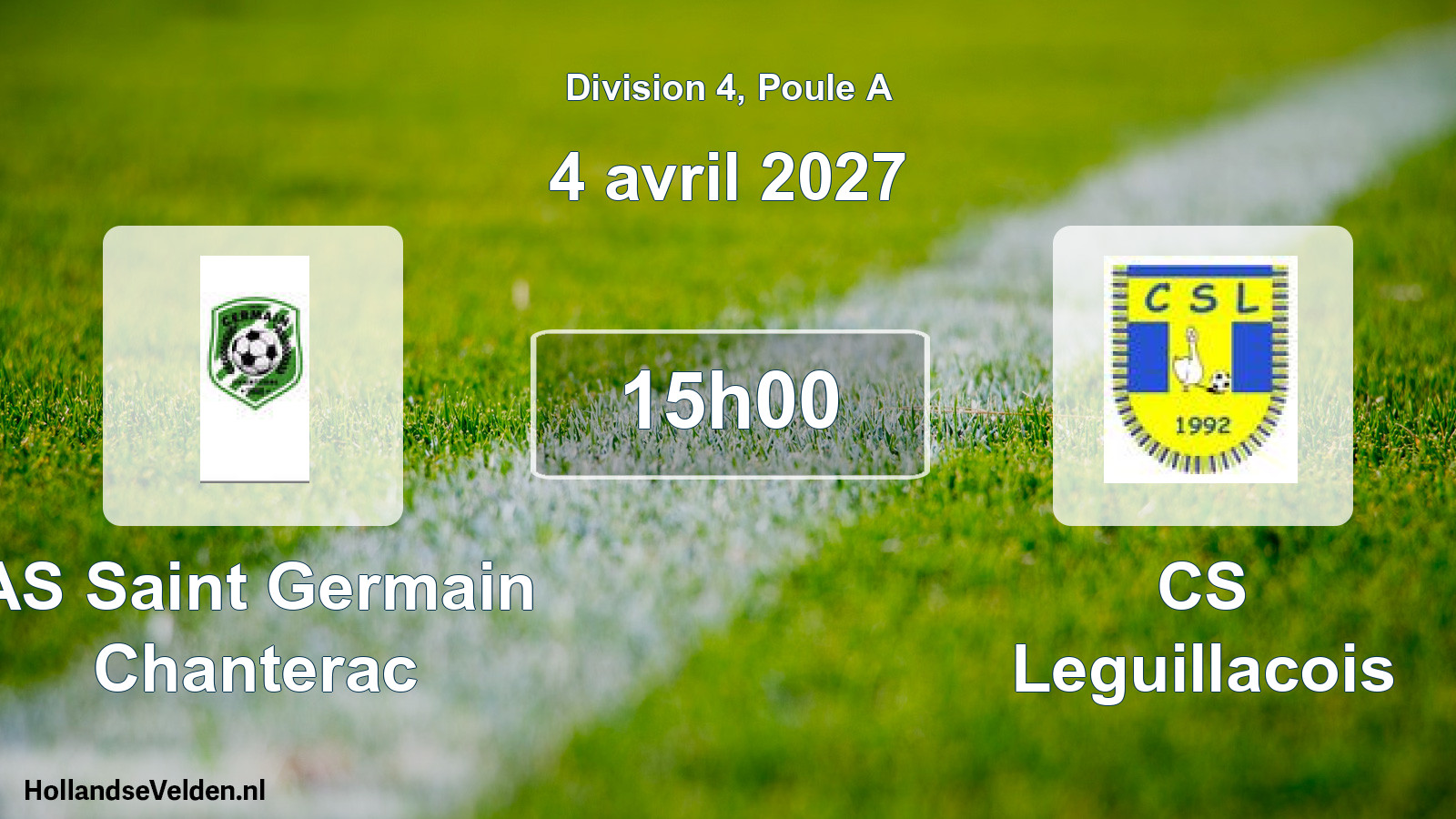 Scheduled Match: AS Saint Germain Chanterac - CS Leguillacois (4 April 2027)