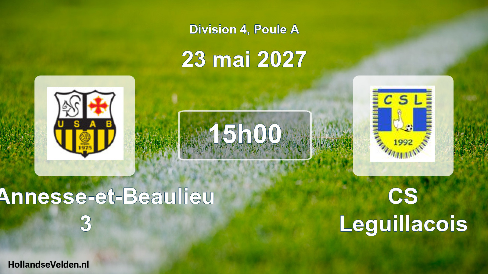 Scheduled Match: US Annesse-et-Beaulieu 3 - CS Leguillacois (23 May 2027)
