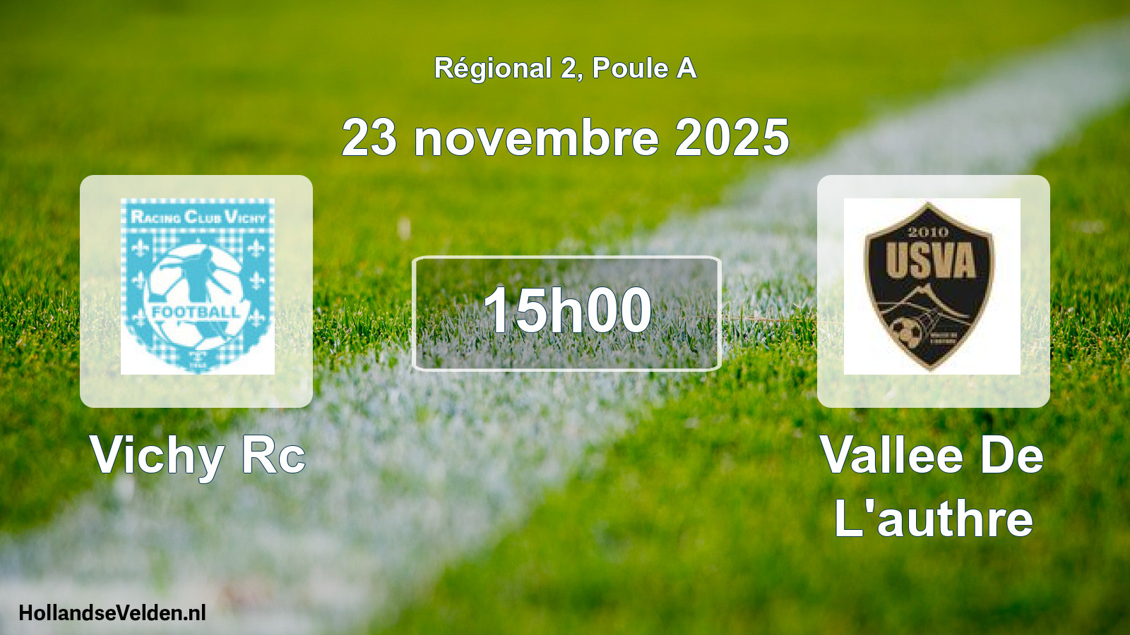Scheduled Match: Vichy Rc - Vallee De L'authre (23 November 2025)