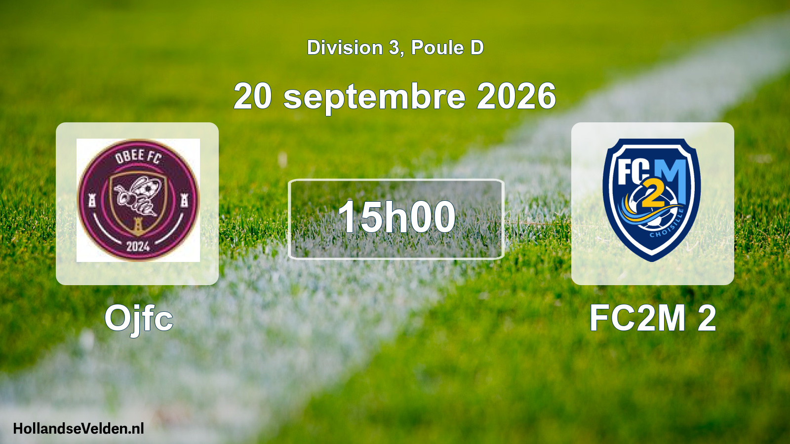 Scheduled Match: Ojfc - FC2M 2 (20 September 2026)
