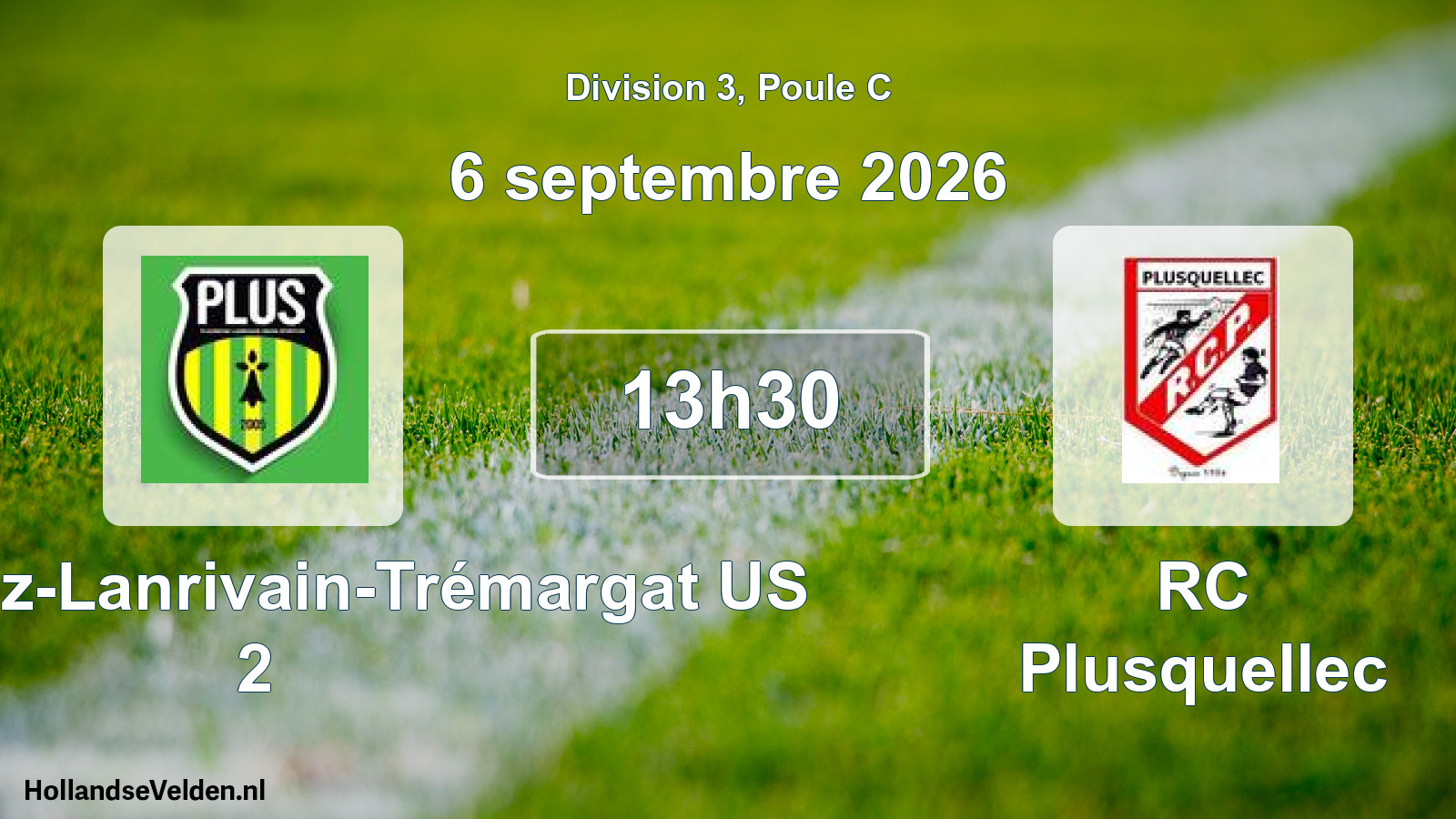 Scheduled Match: Plounévez-Lanrivain-Trémargat US 2 - RC Plusquellec (6 September 2026)