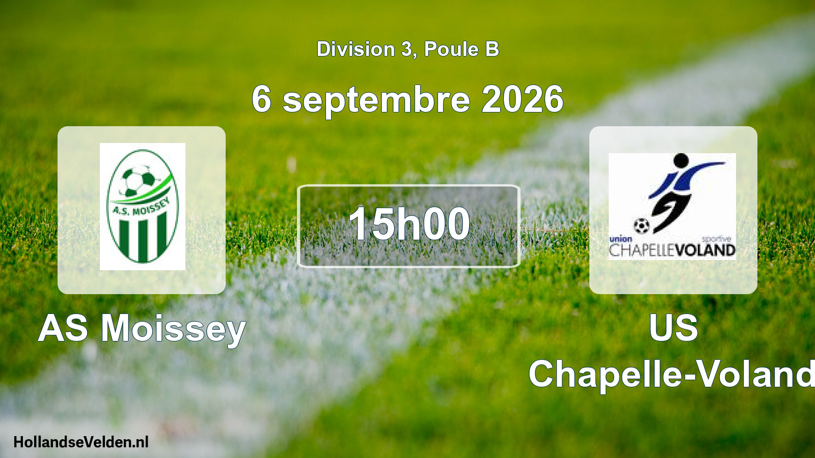 Scheduled Match: AS Moissey - US Chapelle-Voland (6 September 2026)