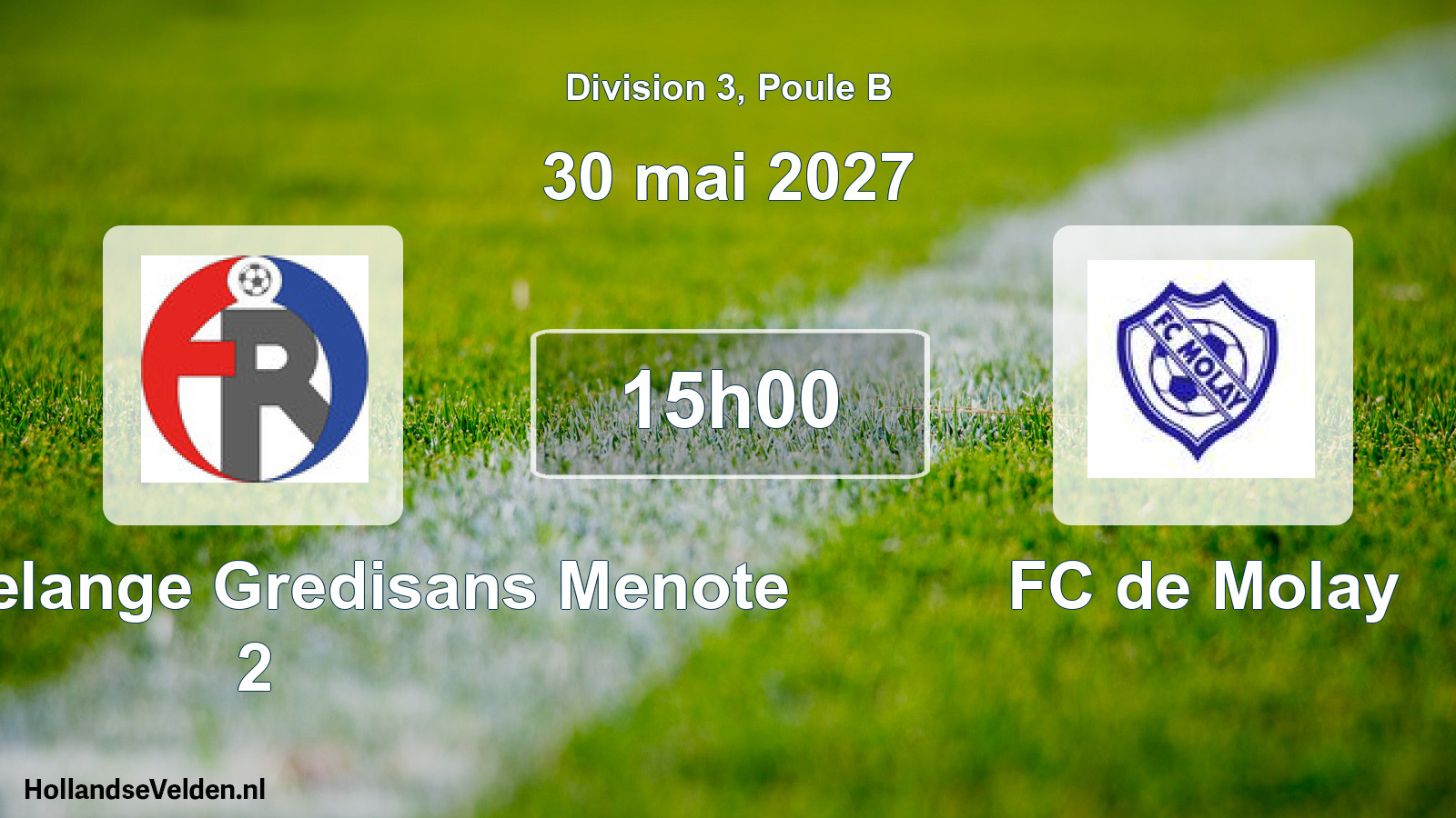 Scheduled Match: FR Archelange Gredisans Menote 2 - FC de Molay (30 May 2027)