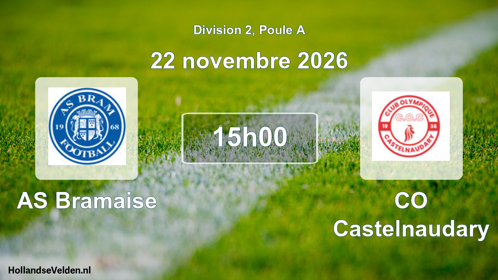 Scheduled Match: AS Bramaise - CO Castelnaudary 3 (22 November 2026)