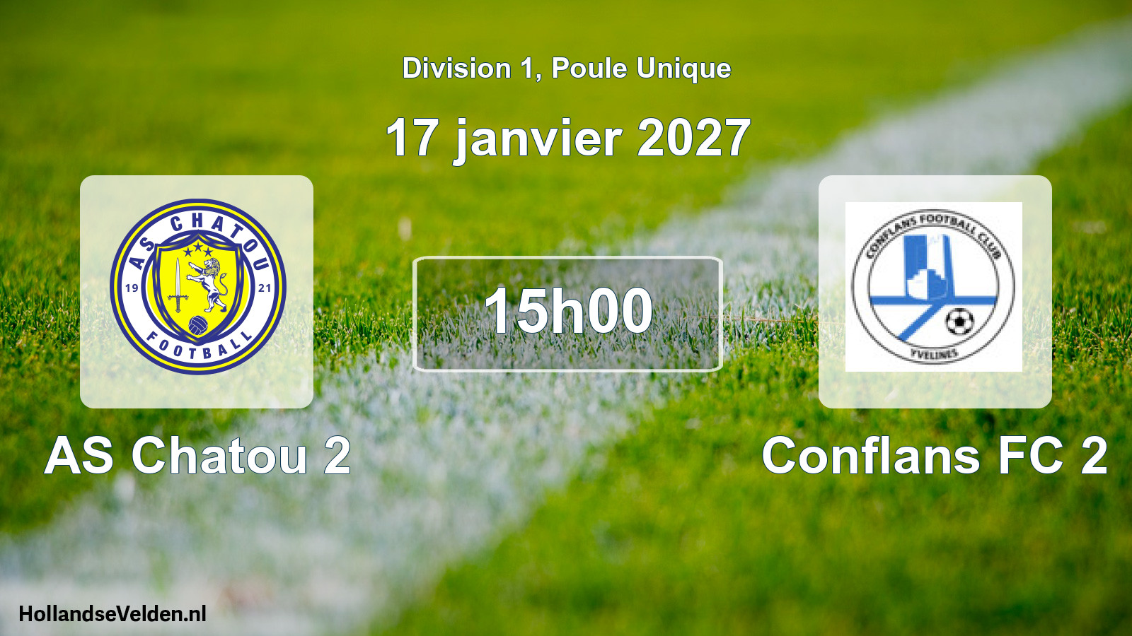 Scheduled Match: AS Chatou 2 - Conflans FC 2 (17 January 2027)