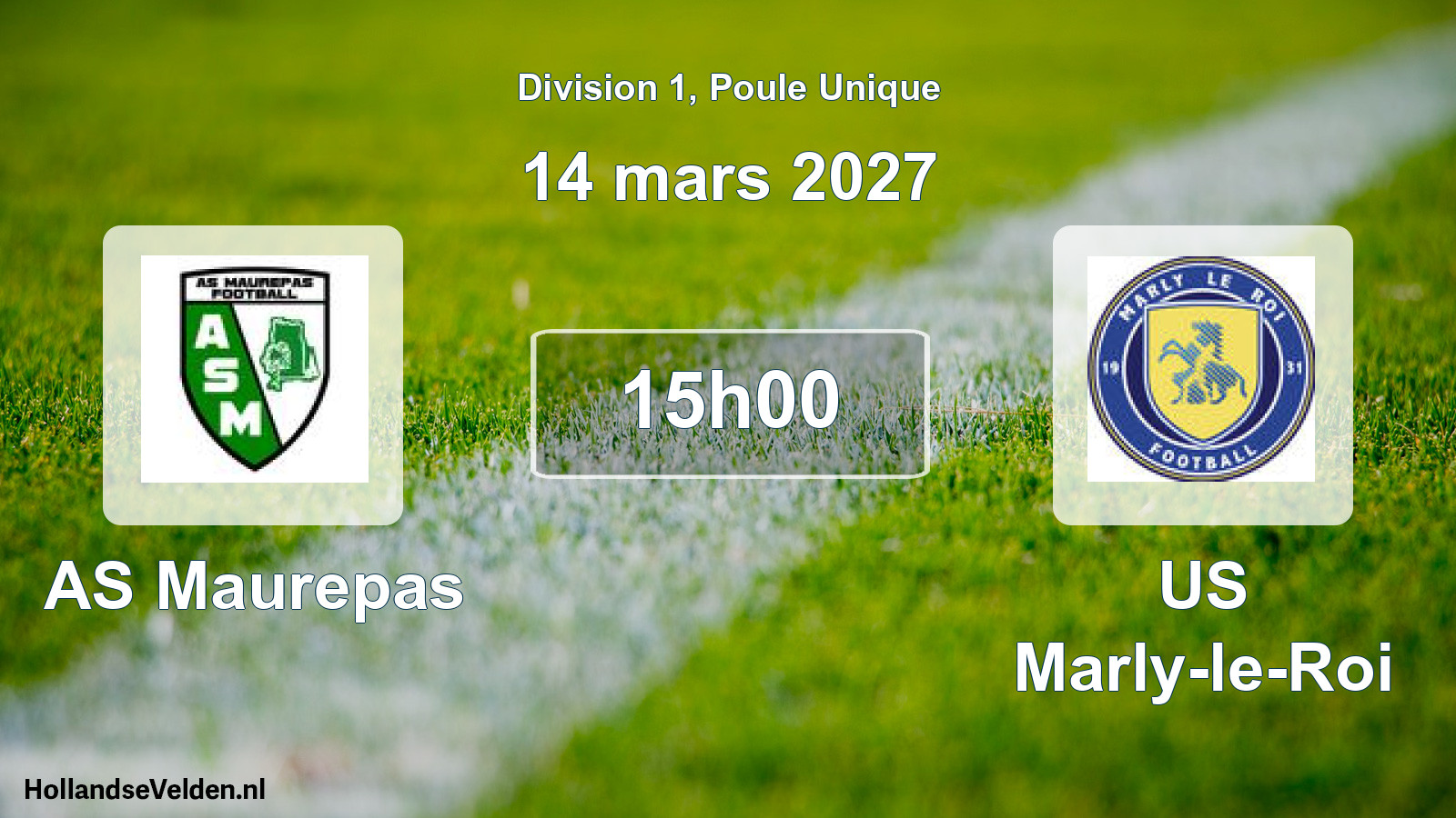 Scheduled Match: AS Maurepas - US Marly-le-Roi (14 March 2027)