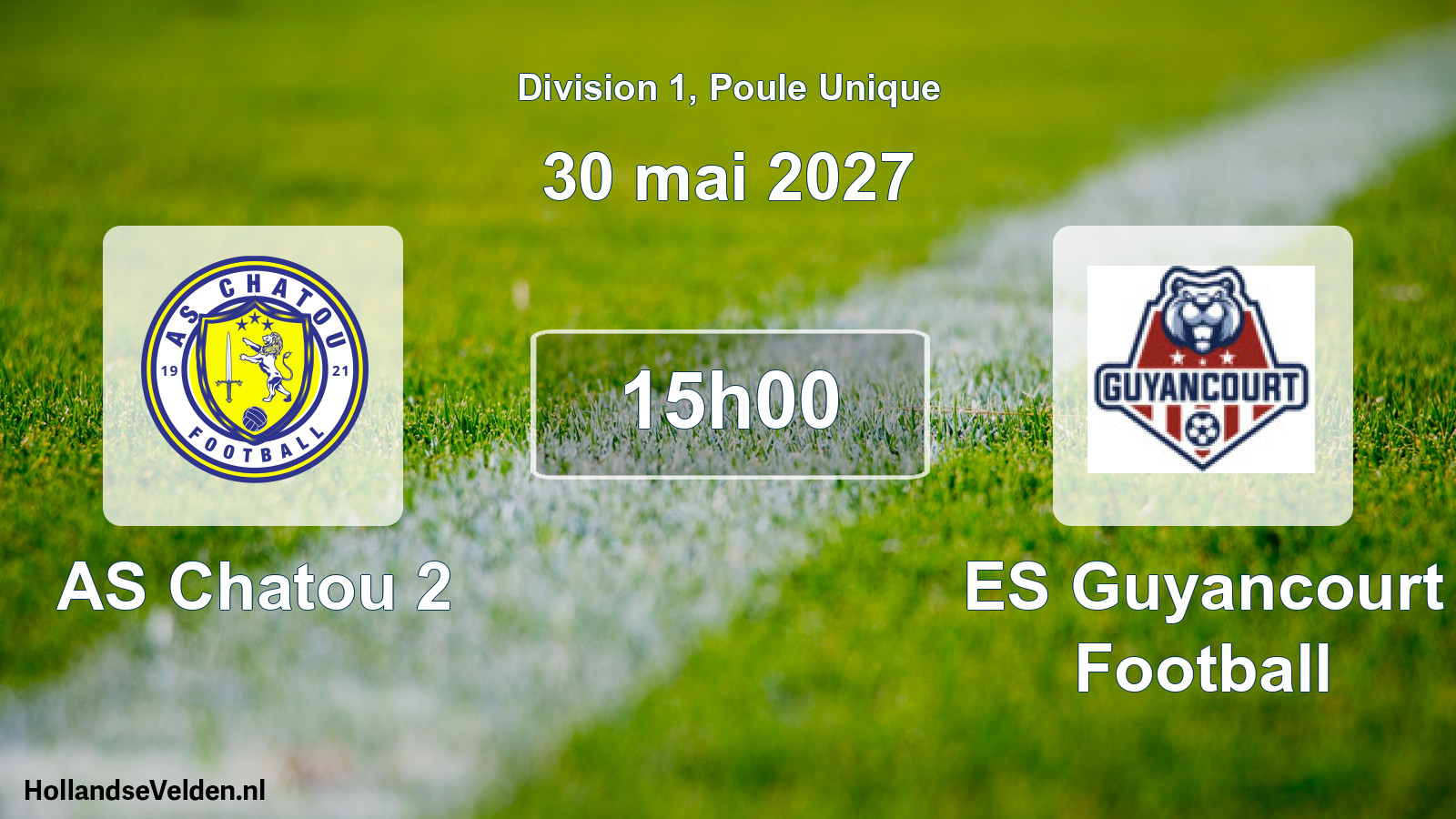 Scheduled Match: AS Chatou 2 - ES Guyancourt Football (30 May 2027)