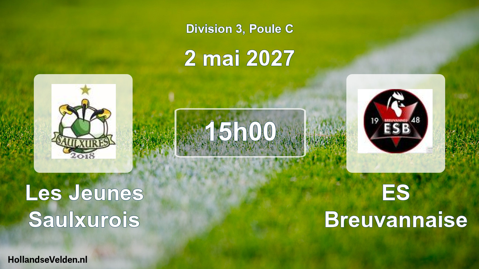 Scheduled Match: Les Jeunes Saulxurois - ES Breuvannaise (2 May 2027)