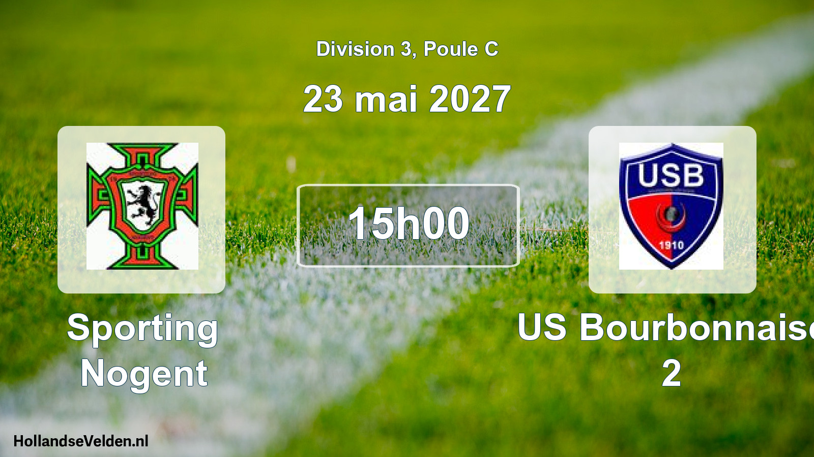 Scheduled Match: Sporting Nogent - US Bourbonnaise 2 (23 May 2027)