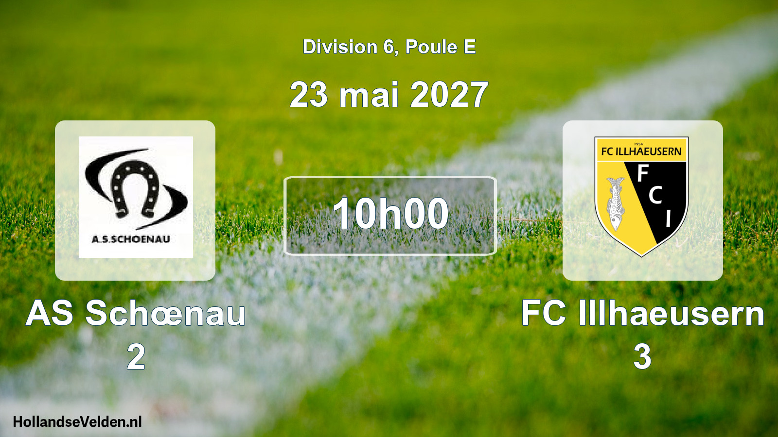 Scheduled Match: AS Schœnau 2 - FC Illhaeusern 3 (23 May 2027)