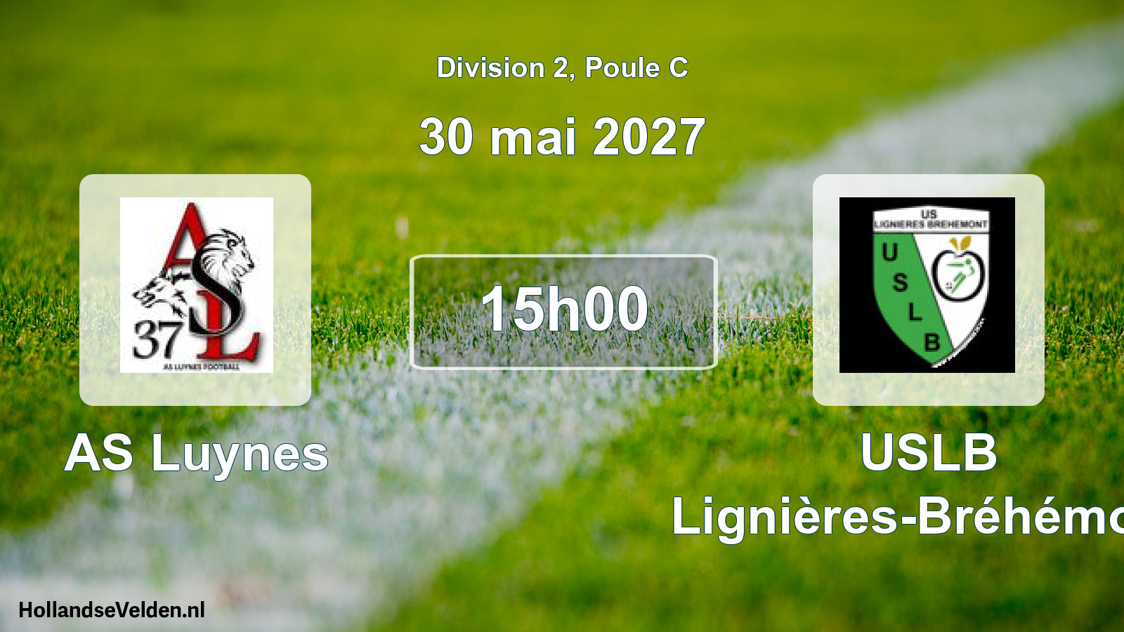 Scheduled Match: AS Luynes - USLB Lignières-Bréhémont (30 May 2027)