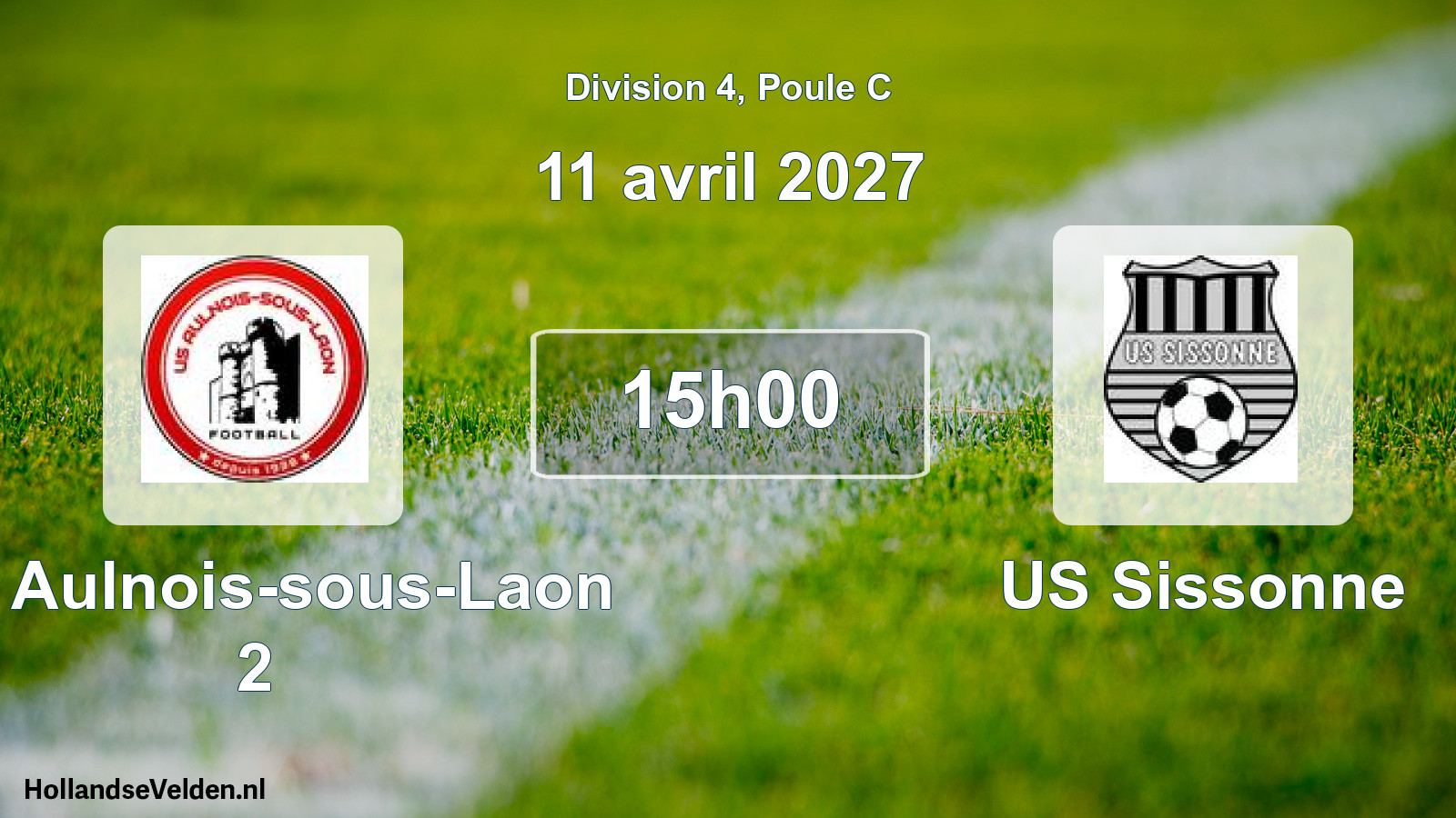 Scheduled Match: US Aulnois-sous-Laon 2 - US Sissonne (11 April 2027)