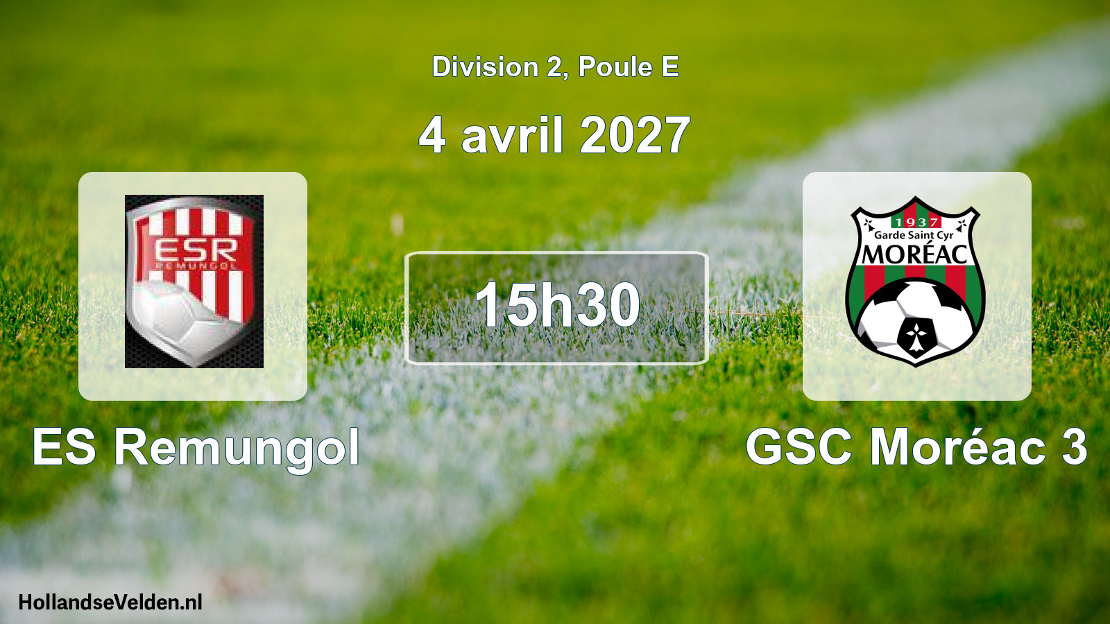 Scheduled Match: ES Remungol - GSC Moréac 3 (4 April 2027)