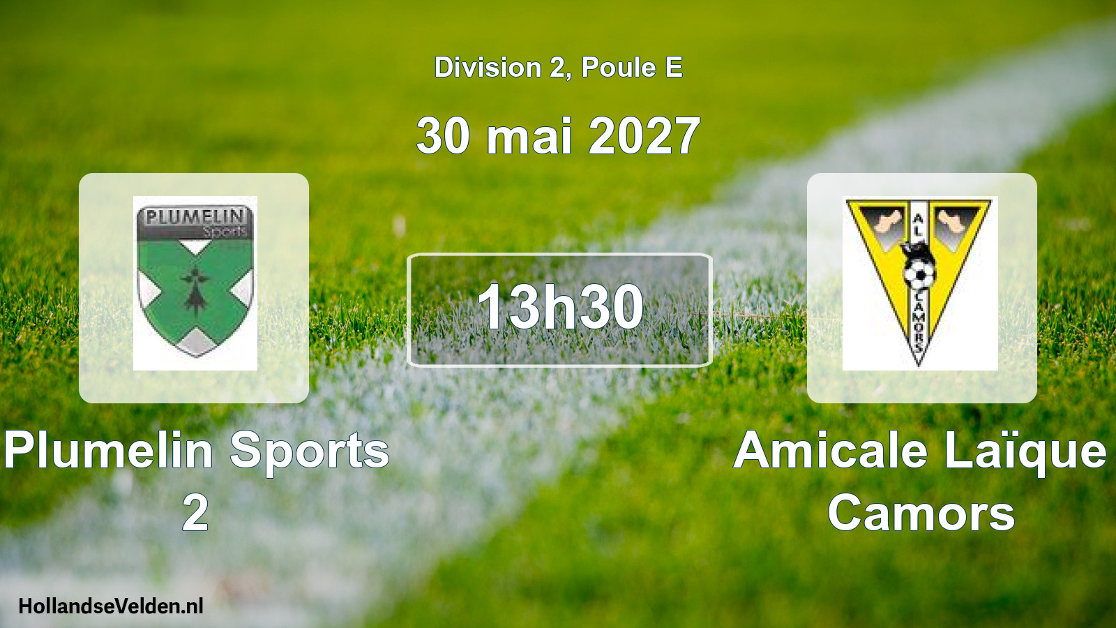 Match programmé: Plumelin Sports 2 - Amicale Laïque Camors (30 mai 2027)