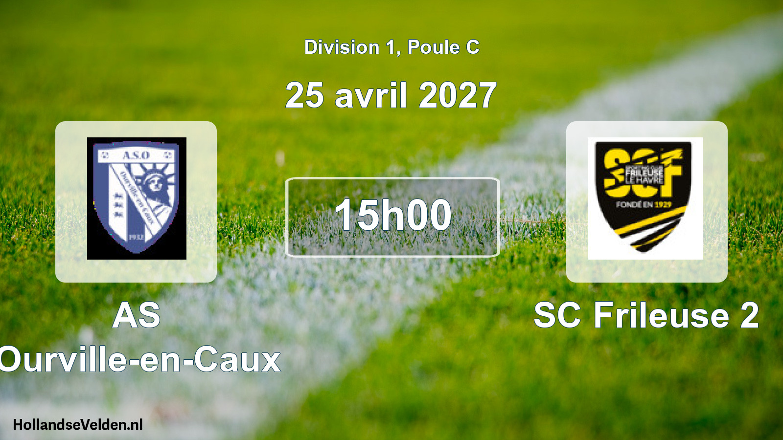 Scheduled Match: AS Ourville-en-Caux - SC Frileuse 2 (25 April 2027)
