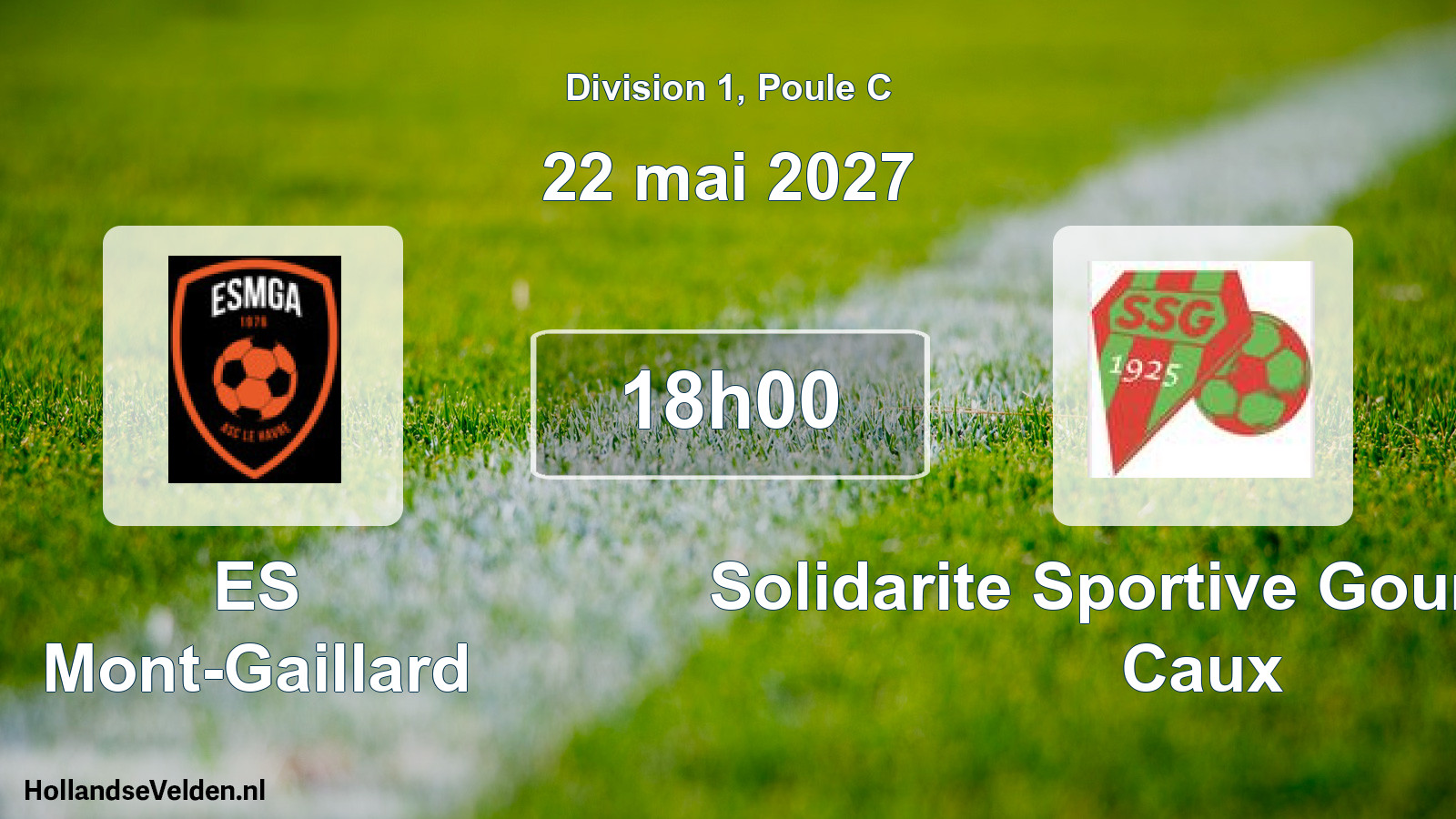 Scheduled Match: ES Mont-Gaillard - Solidarite Sportive Gournay En Caux (22 May 2027)