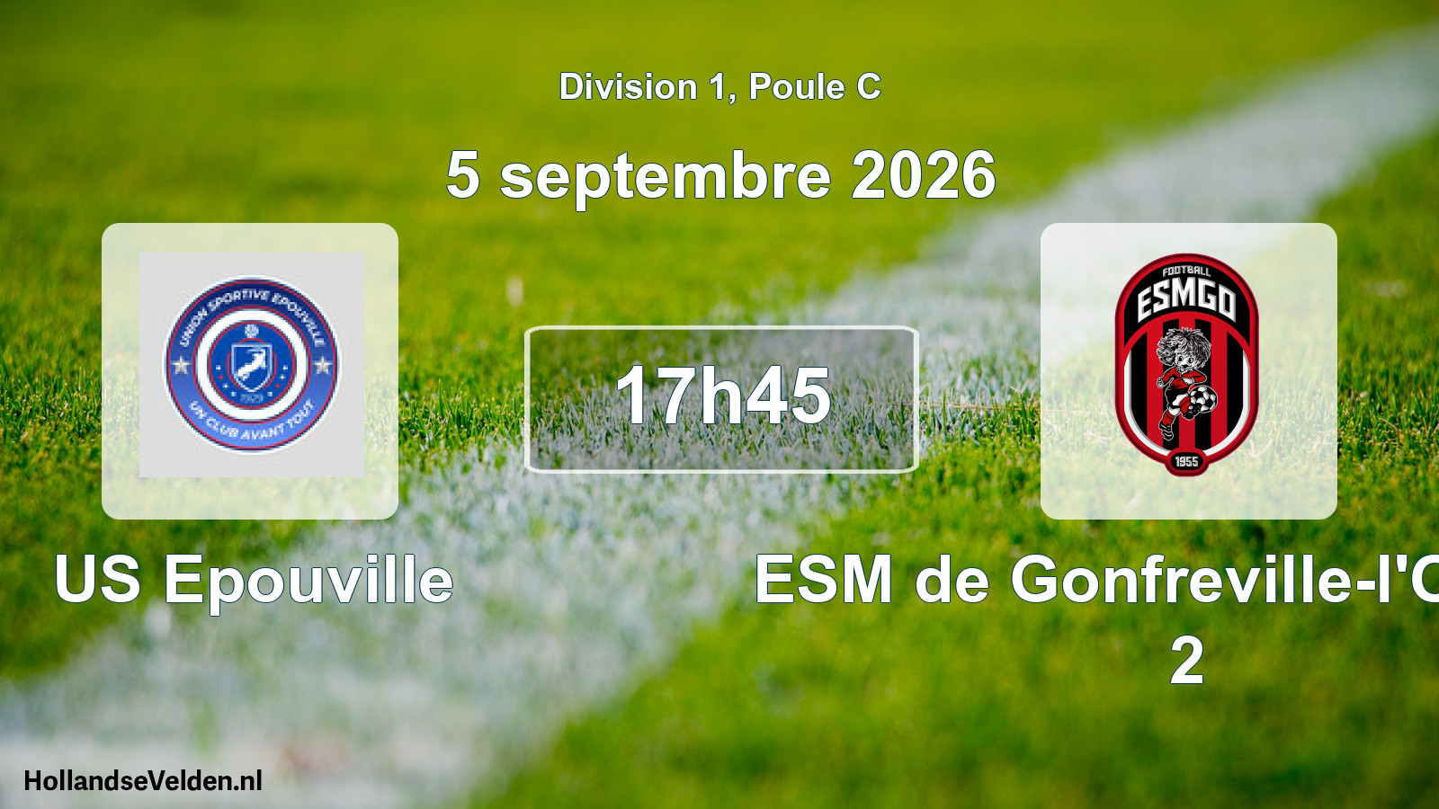 Match programmé: US Epouville - ESM de Gonfreville-l'Orcher 2 (5 septembre 2026)