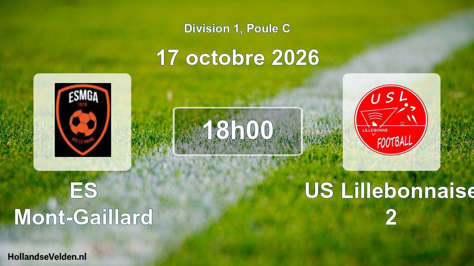 Scheduled Match: ES Mont-Gaillard - US Lillebonnaise 2 (5 September 2026)