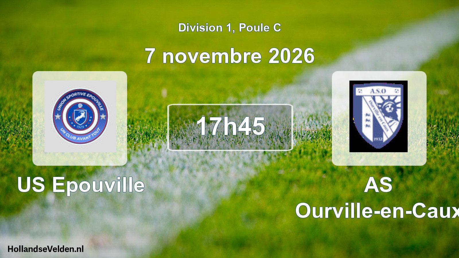 Scheduled Match: US Epouville - AS Ourville-en-Caux (7 November 2026)