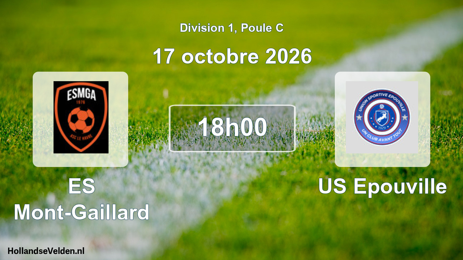 Scheduled Match: ES Mont-Gaillard - US Epouville (17 October 2026)