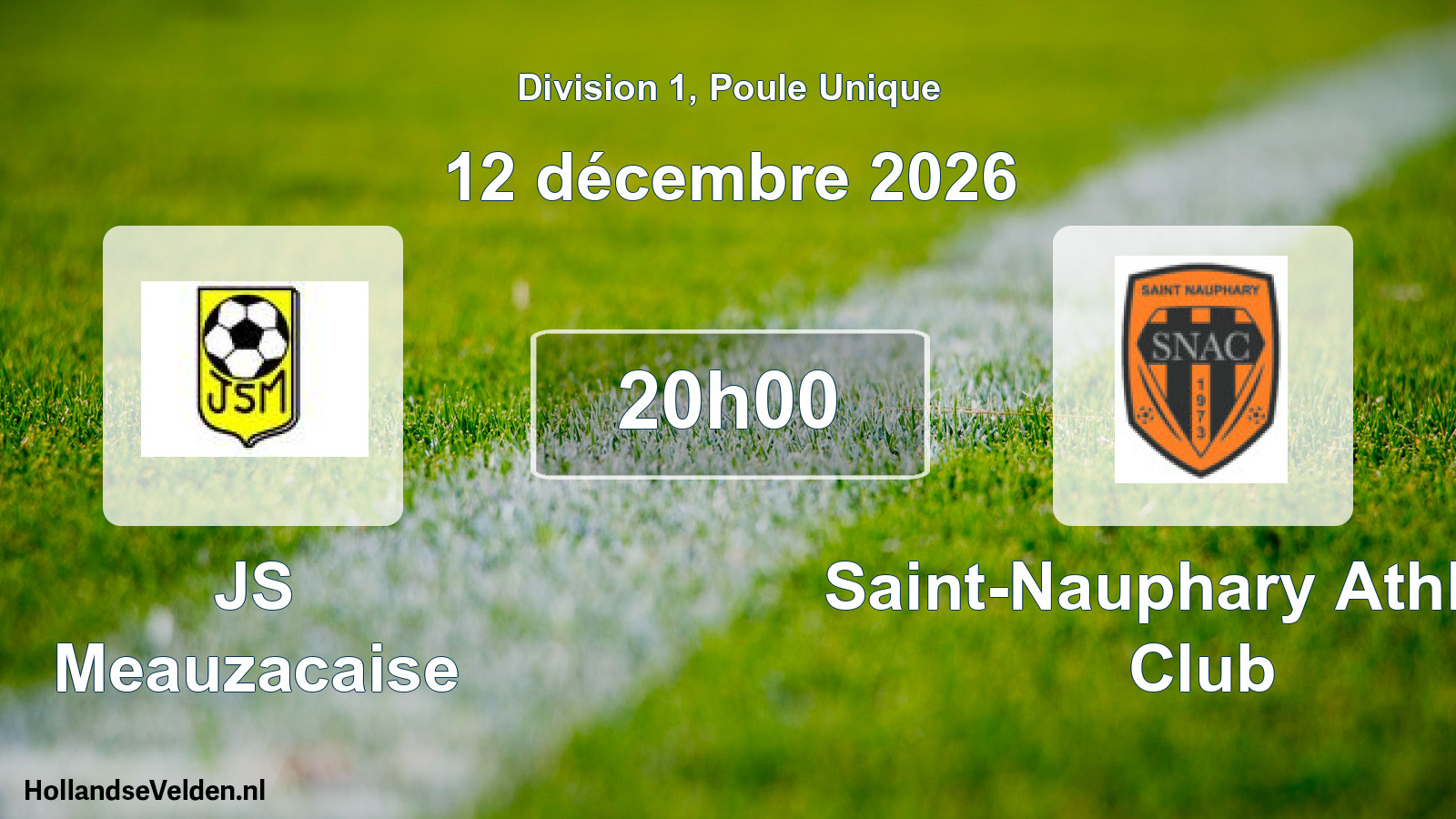 Match programmé: JS Meauzacaise - Saint-Nauphary Athletic Club (12 décembre 2026)