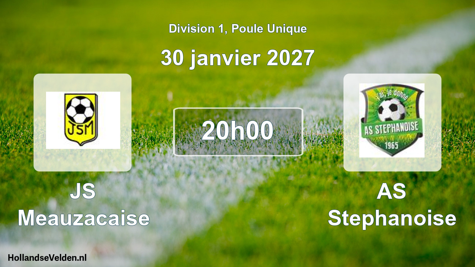 Match programmé: JS Meauzacaise - AS Stephanoise (30 janvier 2027)