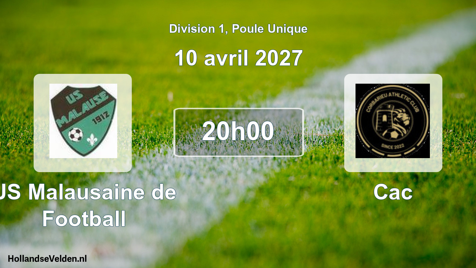 Match programmé: US Malausaine de Football - Cac (10 avril 2027)