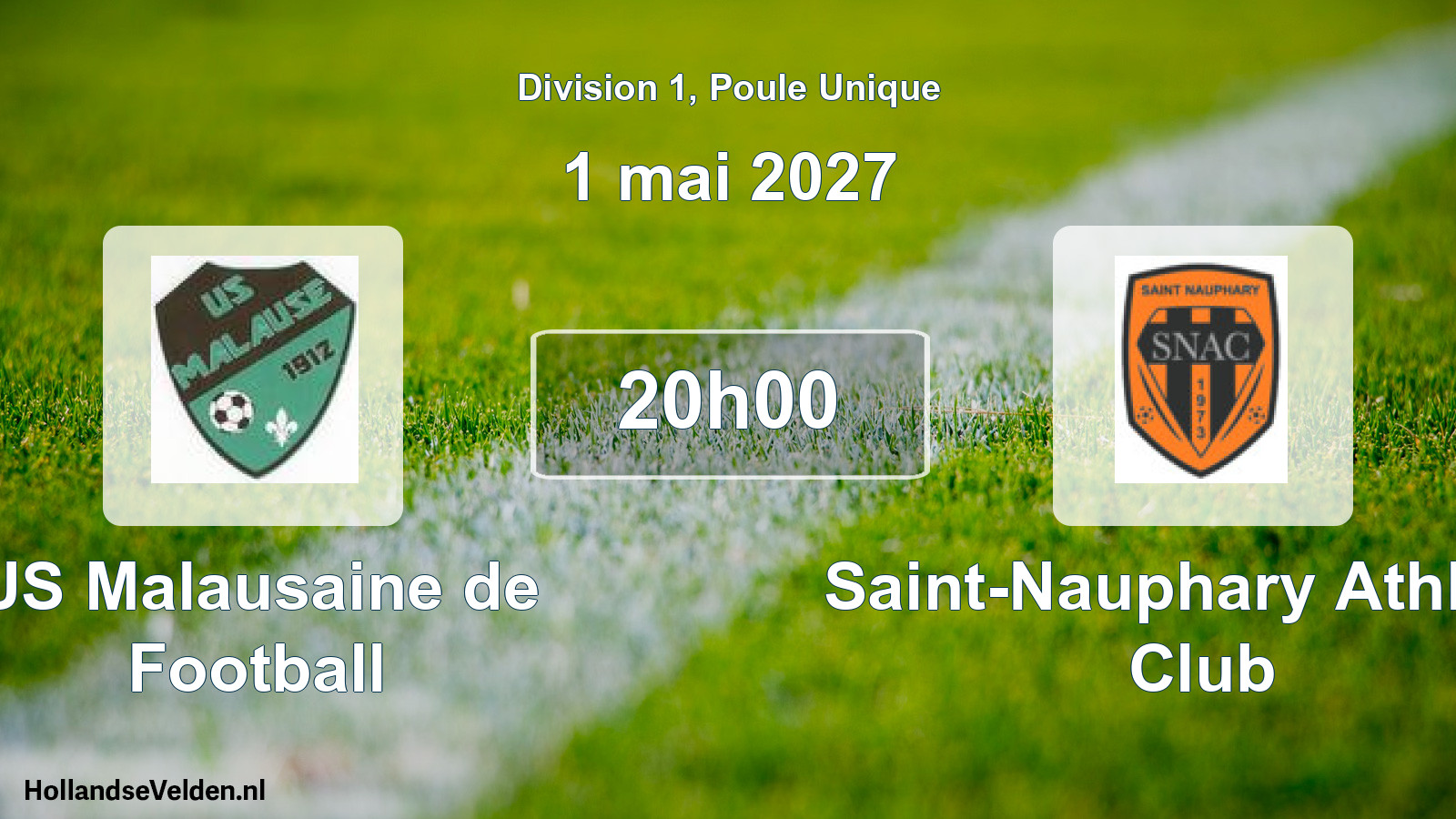 Match programmé: US Malausaine de Football - Saint-Nauphary Athletic Club (1 mai 2027)
