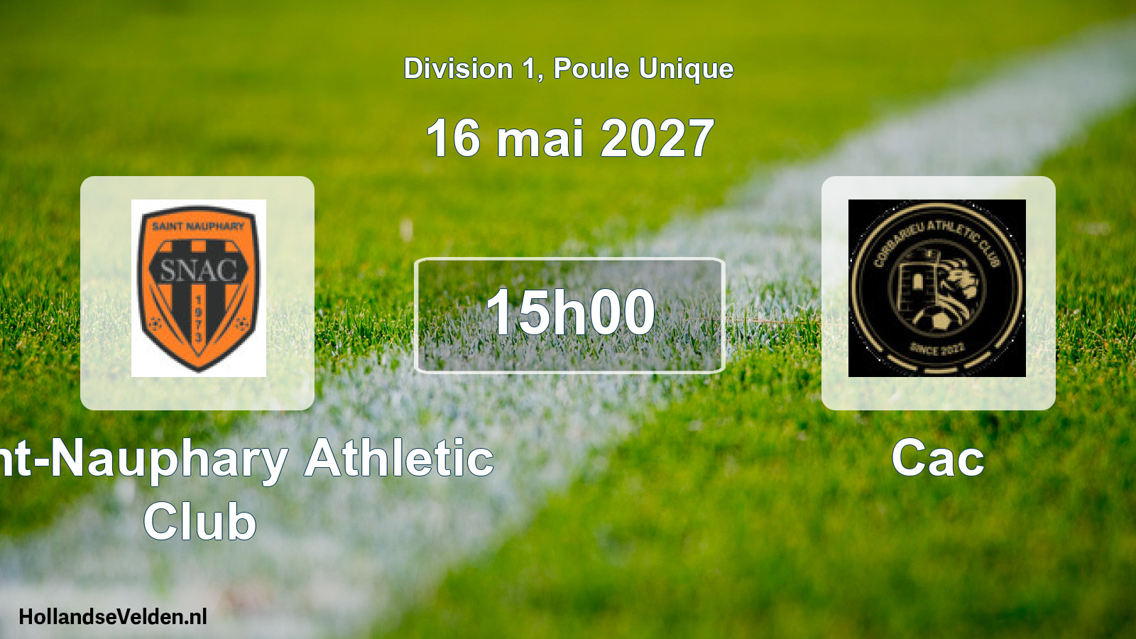 Match programmé: Saint-Nauphary Athletic Club - Cac (16 mai 2027)