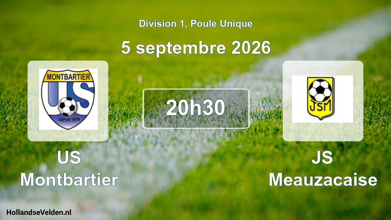 Scheduled Match: US Montbartier - JS Meauzacaise (5 September 2026)