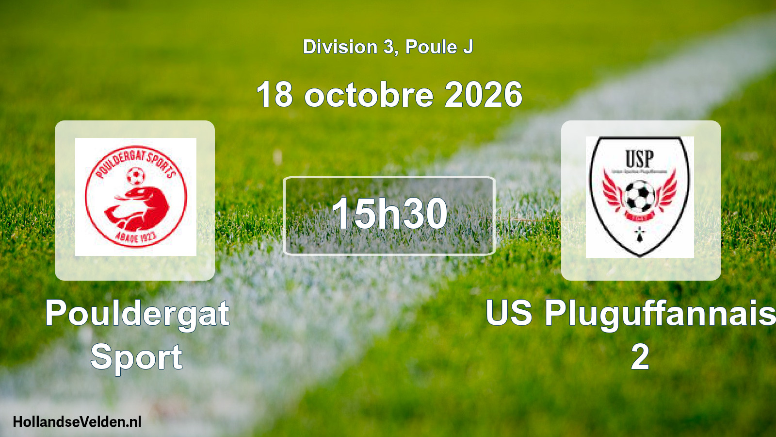 Geplande wedstrijd: Pouldergat Sport - US Pluguffannaise 2 (18 oktober 2026)
